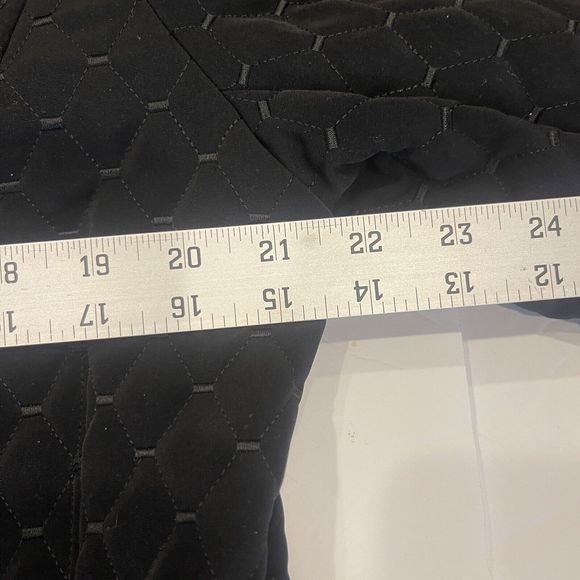 Gallery Women’s Black Coat Jacket Long Sleeve Collared Zip Up Pockets Si… - Picture 8 of 11